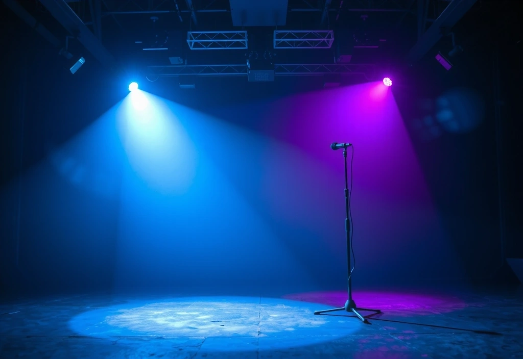 Stage lighting metaphor